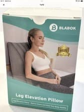 Image of Inflatable Leg Bed Wedge Cushion Leg Elevation Comfort Living Aid Posture