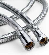 Image of Large Bore Shower Hose, 11Mm Bore High-Flow Anti-Kink Shower Hose Stainless Stee