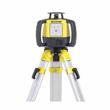 Image of Leica Rugby 610 Rotating Laser Level Kit with Receiver, Tripod & Staff