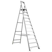 Image of Sealey Aluminium Step Ladder 12-Tread Industrial BS 2037/1 AXL12