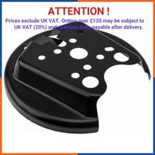 Image of Brake Disc Dust Shields rear for PEUGEOT | HTO-PE-005, 1606233780