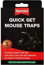 Image of Rentokil FQ26 quick set mouse trap 2 Pack