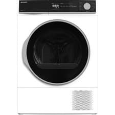 Image of Sharp KD-NHH8S7GW21-EN Heat Pump Tumble Dryer 8 kg White A++ Rated