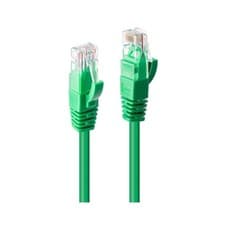 Image of LINDY 0.5m Cat.6 U/UTP Network Cable, Green 0.5m Green