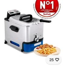 Image of Tefal Oleoclean Pro Electric Easy Oil Clean-up Deep Fat Fryer - FR804040