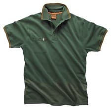 Image of Scruffs Worker Premium Green Polo Shirt Polo Sizes S, M, L, XL, 2XL