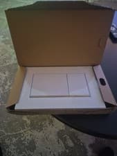 Image of Geberit Sigma30 Dual Flush White/Gold Plate