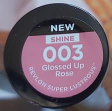 Image of New Sealed Revlon Super Lustrous Glass Shine Lipstick 003 Glossed Up Rose