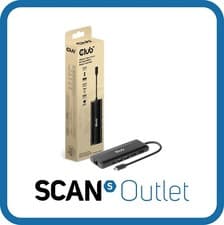 Image of 8 Port CLUB3D CSV-1597 Dock, HDMI 8K30Hz, DisplayPort, 2x USB Gen1 Type-A, RJ45,