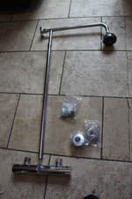 Image of Overhead thermostatic mixer shower