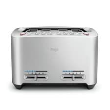 Image of Sage The Smart Toast 4-Slice Toaster - Extra Wide Slots - Brushed Aluminium