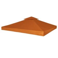 Image of 3x3 m Garden 2-Tier Gazebo Top Cover Roof Replacement Tent Water-proof Canopy UK