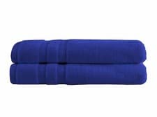 Image of 2x Super Jumbo 100% Prime Egyptian Cotton Bath Sheets Extra Large Bath Sheet