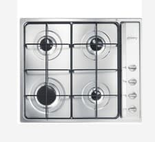 Image of Smeg S64S Cucina 59cm 4 Burner Gas Hob, Stainless Steel