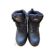 Image of Site Onyx Size 11 Black Waterproof Steel Toe Cap Safety Boots, Extra gift!