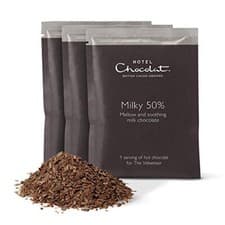 Image of Hotel Chocolat 50% Milky Hot Chocolate (Pack of 20 Single Serve Sachets)
