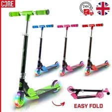 Image of CORE Foldy Kids Scooter Foldable Scooter LED Wheels Boy/Girl Scooter RRP£60