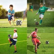 Image of Soccer/Volleyball/Rugby Trainer, Football Kick Throw Solo Practice Training Aid