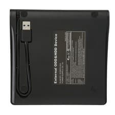 Image of Black External DVD Drive Enclosure Ultra Slim USB3.0 External DVD Optical D
