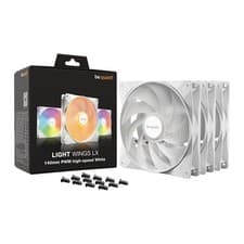 Image of 140mm be quiet! Light Wings LX High Speed Triple Pack(3), White, 9 Blade, 1800RP