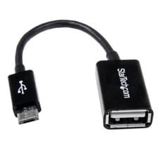 Image of StarTech.com 5in Micro USB to USB OTG Host Adapter M/F USB Cable