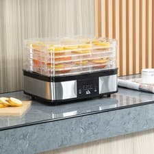 Image of 5 Tier Food Dehydrator, 245W Muti-Food Dryer w/ Adjustable Temperature Black
