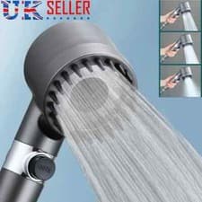 Image of Massage Shower Head High Pressure 3 Modes Water Saving Body Scalp with Filter