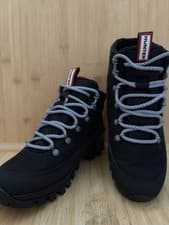 Image of Hunter Explorer Women’s Boots In Black Size UK 4