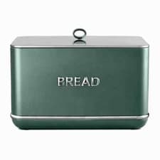Image of Tower Renaissance Bread Bin, 16L Capacity, Simple Pull Lid, Green T826175FOR