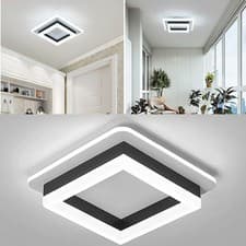 Image of 24W Modern Flush Mount Ceiling Light LED Close to Ceiling Lamp for Living Room