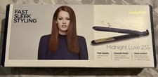Image of BaByliss Midnight Luxe 235 Hair Straightener - Blue - Titanium Ceramic - New