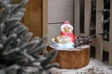 Image of Festive Christmas LED 19cm Lit Acrylic Robin