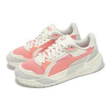 Image of Puma Trinity 2 Jr Beige Pink Kids Youth Casual Lifestyle Shoes Sneaker 401490-04
