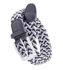 Image of D555 QUINN Stretch Braided Belt For Men in Multi Coloured, 2XL-8XL