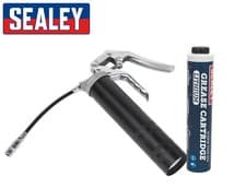 Image of Sealey AK53 Pistol Type Grease Gun + SCS107 Screw on EP2 Lithium Cartridge 400g
