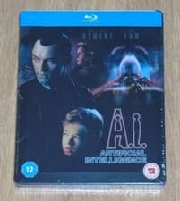 Image of A.I. Artificial intelligence (blu-ray) Steelbook. NEW & SEALED (UK release). A I