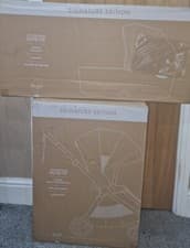Image of Mamas & Papas Signature Strada Elemental Gray Pushchair stroller & CarryCot.