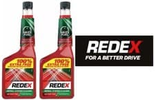 Image of 2 x 500ml Redex Petrol Fuel System Injector Cleaner Treatment