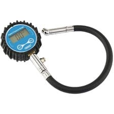Image of Draper Digital Tyre Pressure Gauge with 300mm Flexible Hose 91362