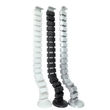 Image of Adjustable Cable Management Spine Snake Desk Tidy Under Table Wire Organiser