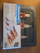 Image of Silverline VDE EXPERT Pliers Set 3 Piece, Tested To 10000v (NEW)