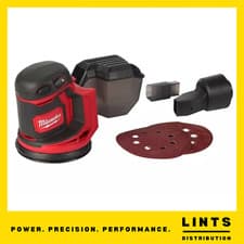 Image of Milwaukee M18BOS125-0 18V 125mm Compact Random Orbit Sander Body Only