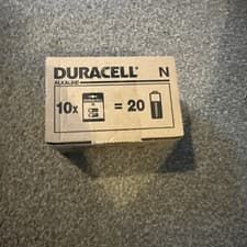 Image of Duracell N LR1 MN9100 Alkaline Battery 1.5v - Security remote battery,  