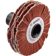 Image of Bosch 1600A00154 Sanding Roller Flexible 15mm 80 Grit for PRR 250