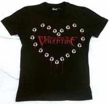Image of Rare Unworn Bravado Official BULLET FOR MY VALENTINE Holes Black VIP T-Shirt S 6