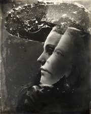 Image of DORA MAAR DOUBLE PORTRAIT WITH HAT  SURREALISM ART GICLEE PRINT FINE CANVAS