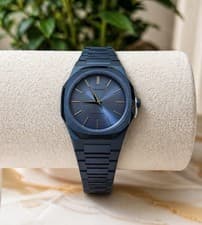 Image of D1 Milano UTBL33 Ultra Thin 30mm Dial Watch Stainless Steel Astral Night Blue