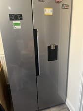 Image of BEKO AMERICAN STYLE FRIDGE FREEZER/ WATER MODEL NO ASD2442VP S