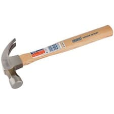 Image of Draper 1x 560G 20oz Hickory Shaft Claw Hammer Professional Tool 42503
