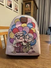 Image of Loungefly x Pixar Hot Topic Up Carl and Ellie Mini Backpack USA Import BNWT